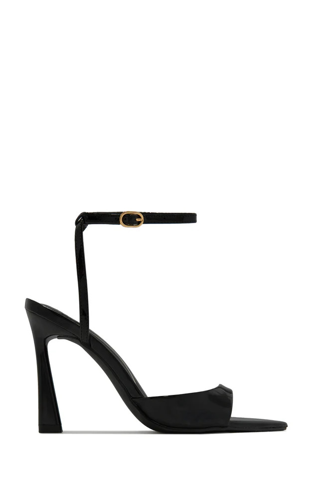 Miss Lola | Azani Black Mary Jane Strap Heels | MISS LOLA