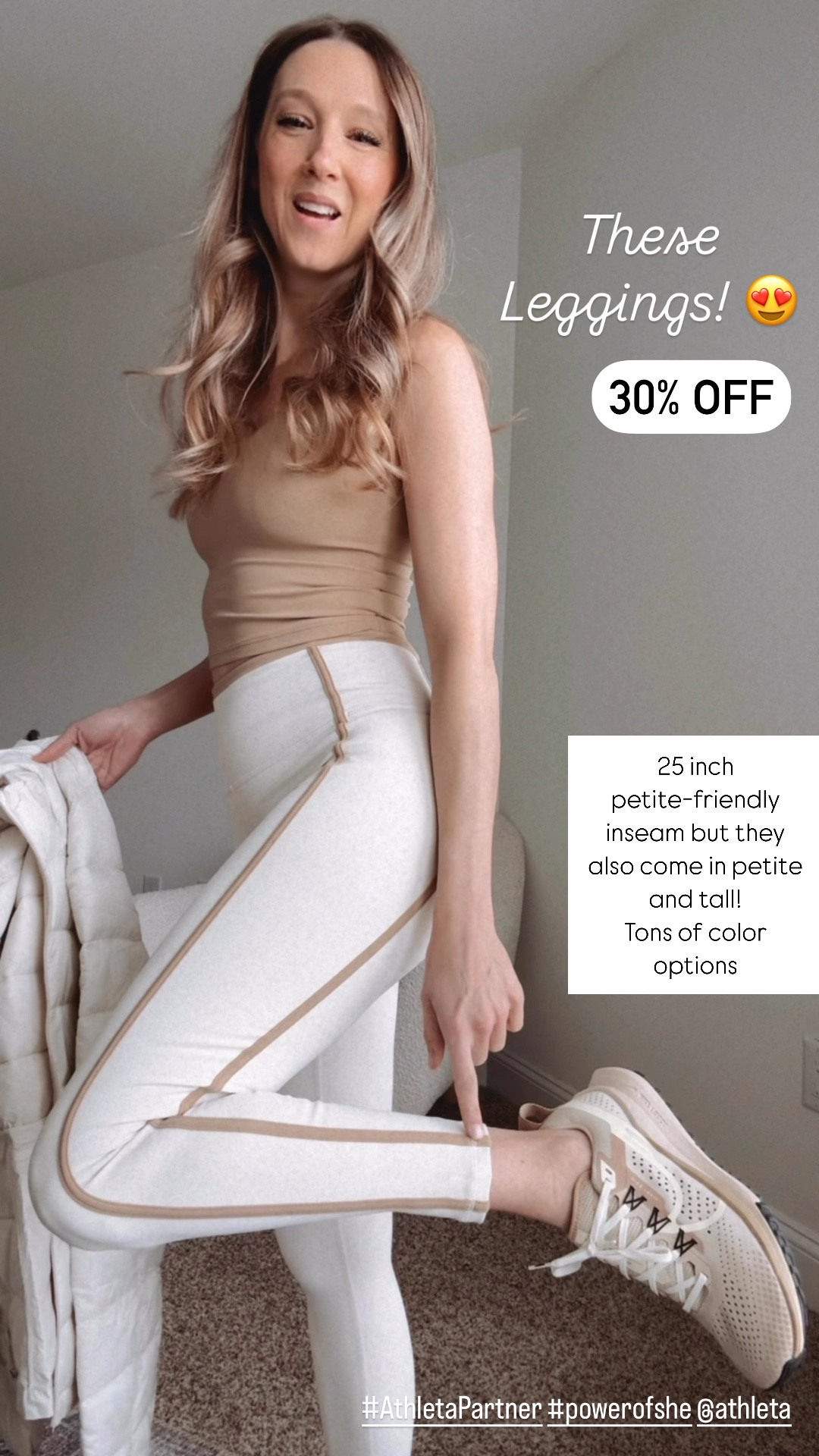 Here’s to the Semi-Annual Sale at Athleta! 30% off everything + up to 70% off sale. Ends 12/31! These leggings are so good!  They are so smoothing and comfortable. They come in so many colors and the inseam options are amazing too! I am wearing the regular 25 inch here! Since they are ⅞ leggings- my petite girls have even more options! #AthletaPartner #powerofshe @athleta
