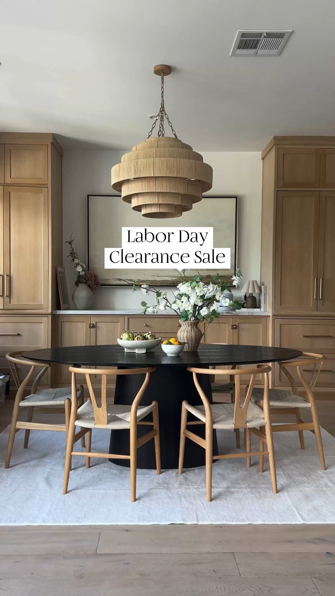 Labor Day clearance sale! So many savings until 9/2! Majority of all my furniture and vanities bathroom items are from Wayfair! So many sales happening currently.

Wood Vanity wishbone chair, black, oval dining table, chandelier, abstract, art hardware rectangle, mirror, capsule pill, oval mirror, black mirror, gray tile, brass sconces, lights, bathroom, design, living room, design swivel chair with coffee table, Drapery curtains washable, rugs, runner, checkered, pattern, dining room, design sugar, door, black door, hardware

#LTKHome #LTKSaleAlert #LTKFindsUnder100