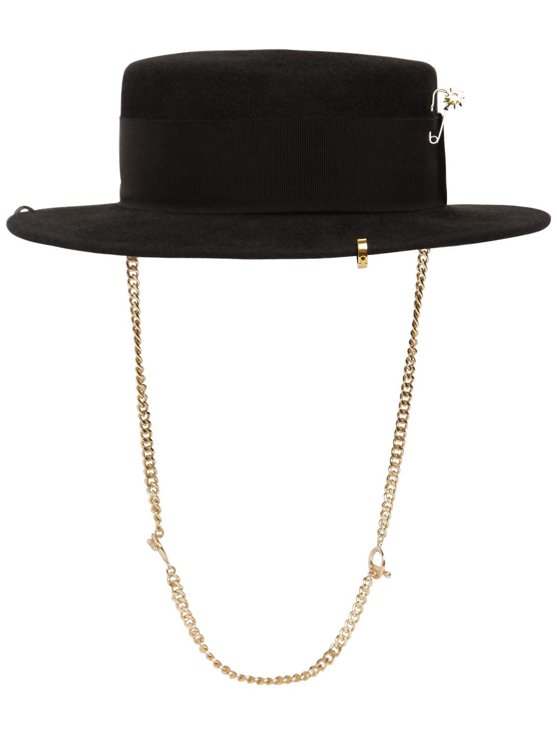 Piercing Boater Felted Hat | Luisaviaroma