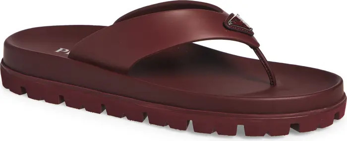 Prada Lug Sole Flip Flop (Women) | Nordstrom | Nordstrom