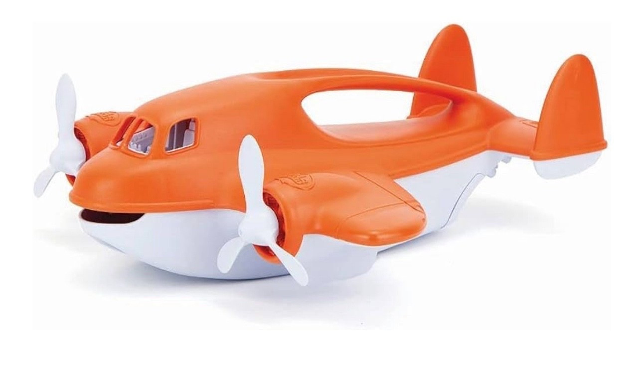 Green Toys Fire Plane - Pretend Play, Motor Skills, Kids Bath Toy Vehicle. No BPA, phthalates, PVC. Dishwasher Safe, Recycled Plastic, Made in USA.

#LTKHome #LTKKids