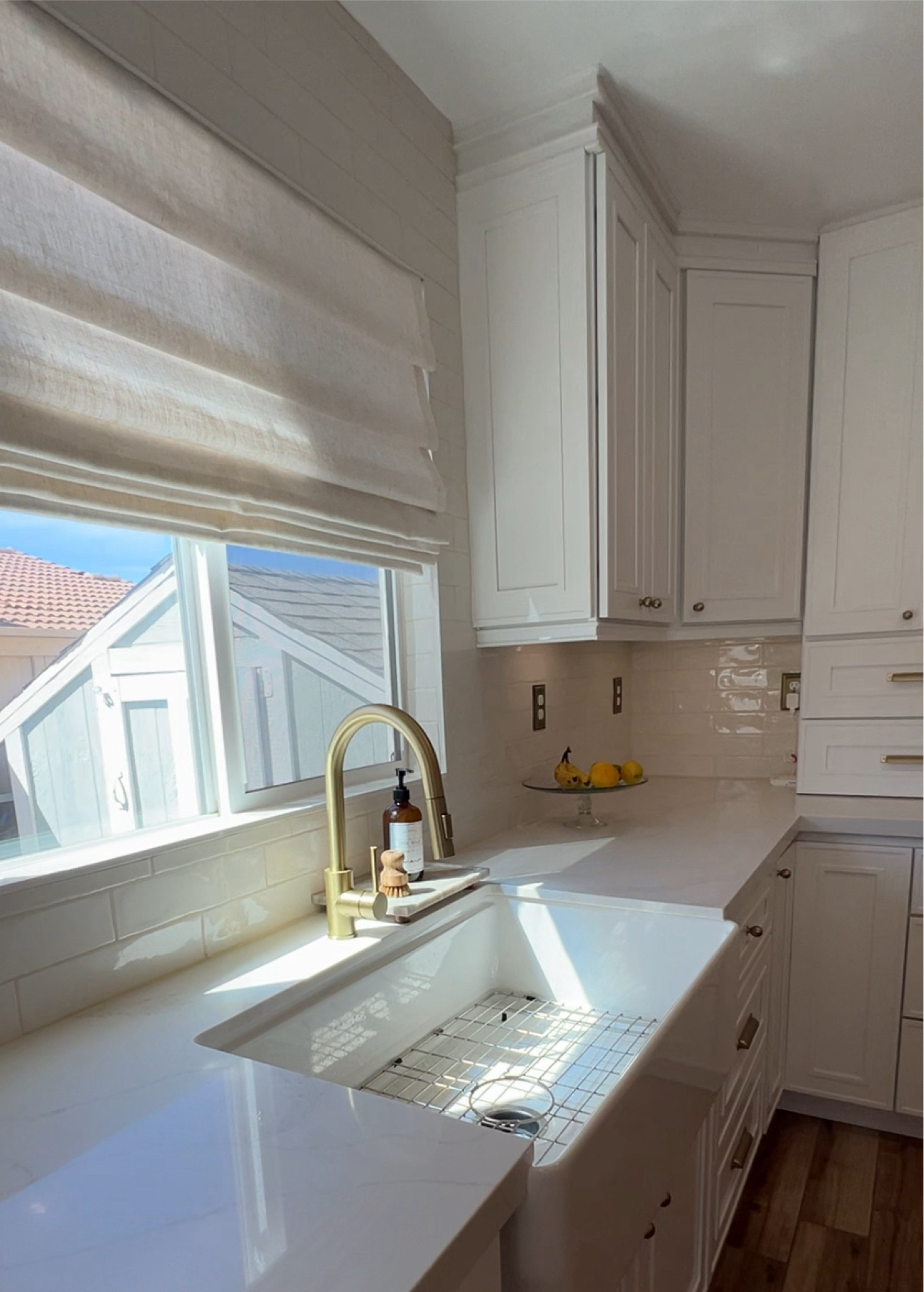 Cordless Roman shade on my kitchen window 🪟 

#LTKHome