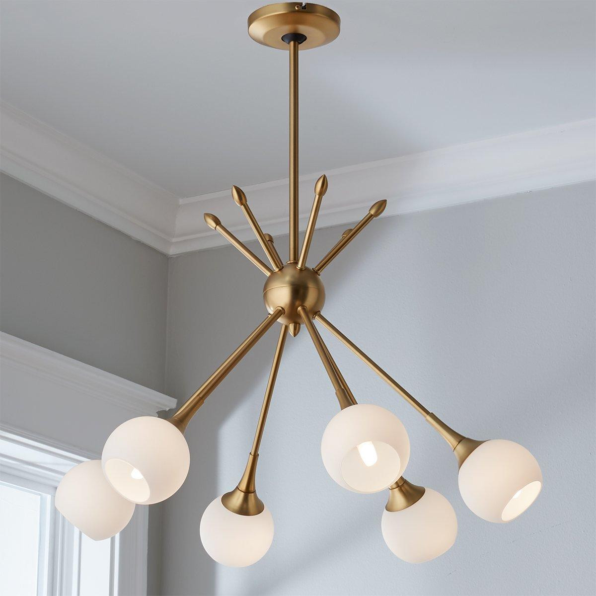 Mid-Century Modern Mobile Chandelier - 6 Light | Shades of Light