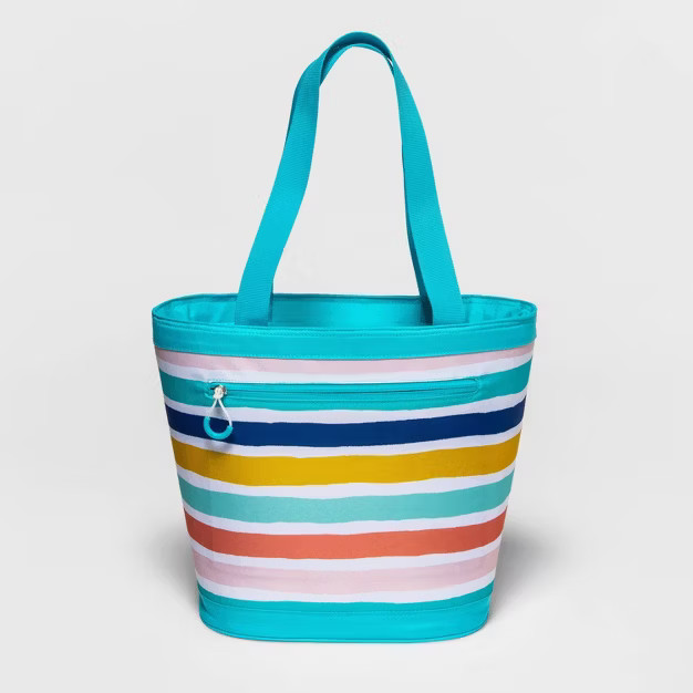 4.5qt Tote Cooler Stripe - Sun Squad™ | Target