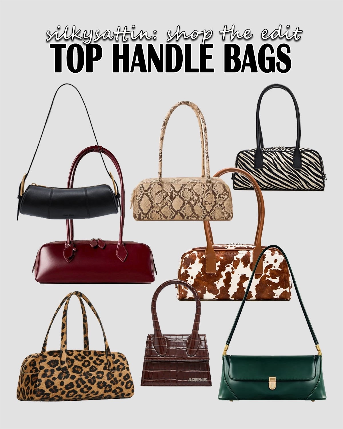Shop the Edit: Top Handle Bags

Favorite top handle handbags of the season.

#tophandlebags #shoulderbags #bags #handbags #purse

#LTKItBag #LTKStyleTip 

#LTKSaleAlert