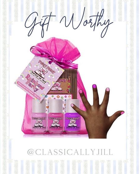 Gifts for girls, kid friendly nail polish, piggy paint 

#LTKkids #LTKHoliday #LTKGiftGuide
