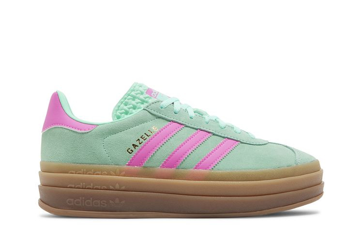 Buy Wmns Gazelle Bold 'Pulse Mint Screaming Pink' - H06125 | GOAT | GOAT