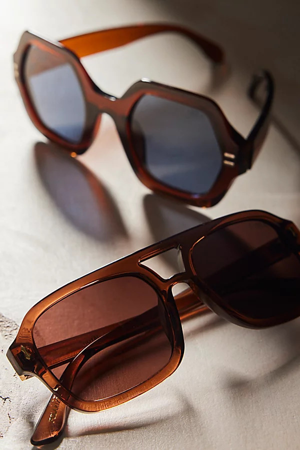 Royal Polarized Aviator Sunglasses | Free People (Global - UK&FR Excluded)
