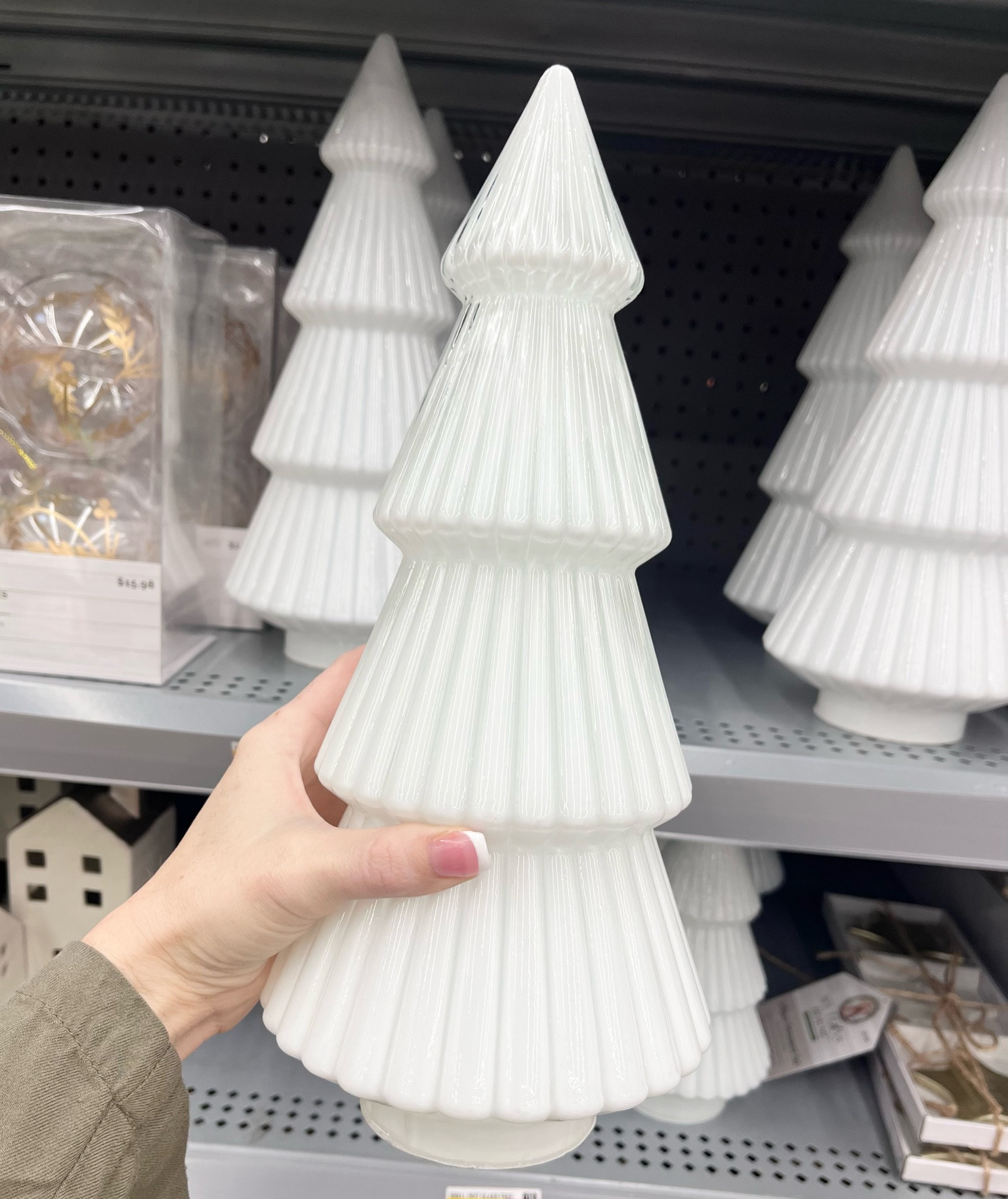 My Texas House White Glass Tree Decoration, Small and Large Sizes!
🤍
White Christmas Decor, My Texas House Christmas Decor

#LTKHolidaySale #LTKHoliday #LTKhome