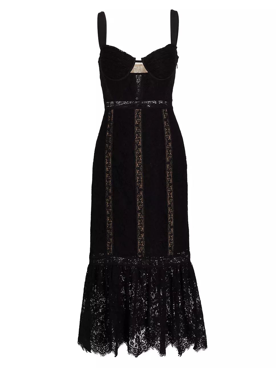 Cord Lace Midi-Dress | Saks Fifth Avenue