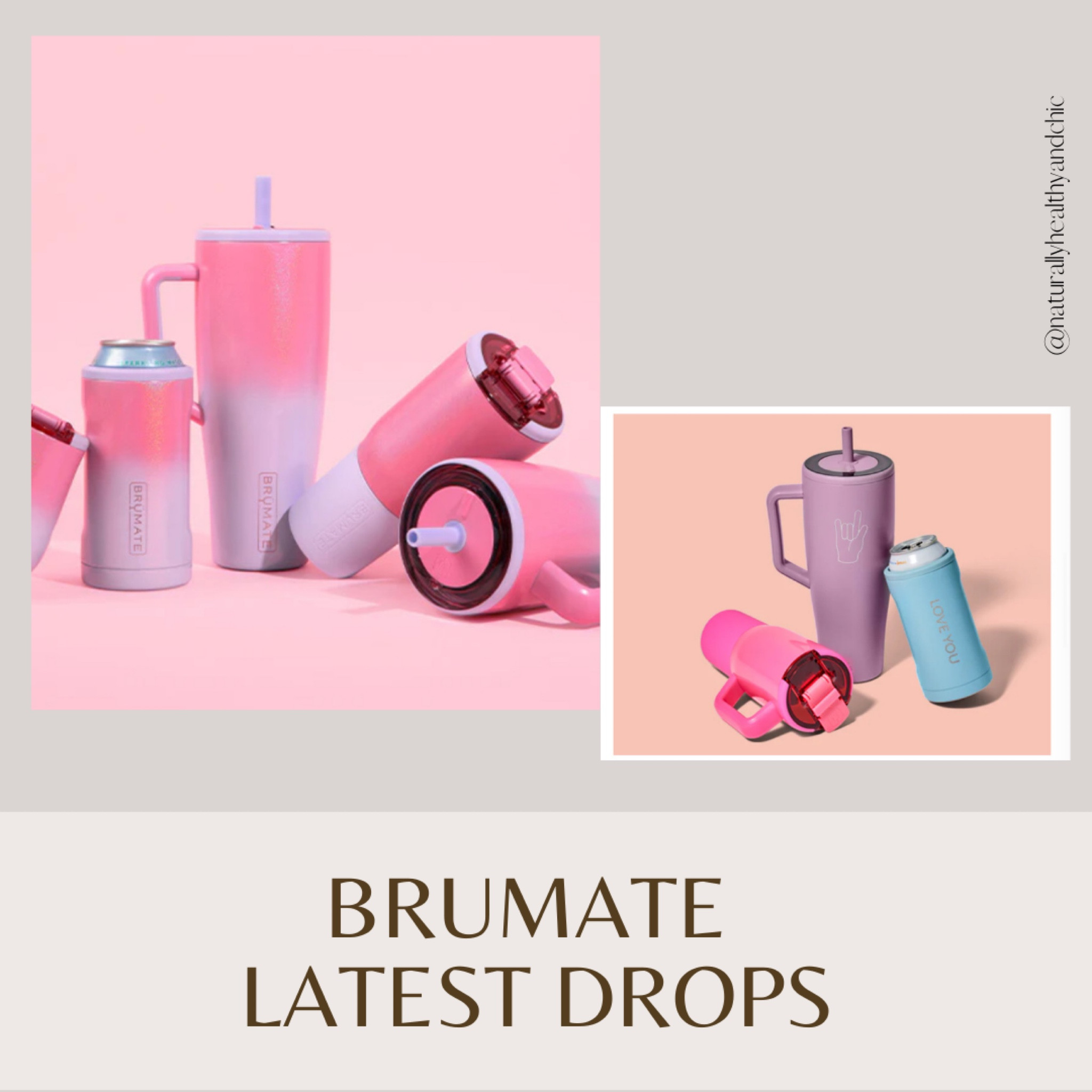 Brumate latest drop. 20% sale with e-mail. Glitter. Tumbler. Wine holder. Coffee cup. Blender bottle. Water bottle. Can holder. 

#LTKGiftGuide #LTKMostLoved #LTKFitness