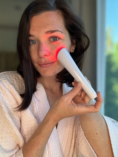 The skincare tool everyone needs @revive! This GLO wand from the Revive Light Therapy Lux Collection is a game changer for my skincare routine. It’s lightweight, sleek design and three light feature is perfect. The light therapy consists of three settings: Anti Aging, Acne Treatment (my most used setting), and then time saver 2 in 1 acne & anti aging setting.

#revive #lighttherapy #skincare

#LTKBeauty #LTKFindsUnder100