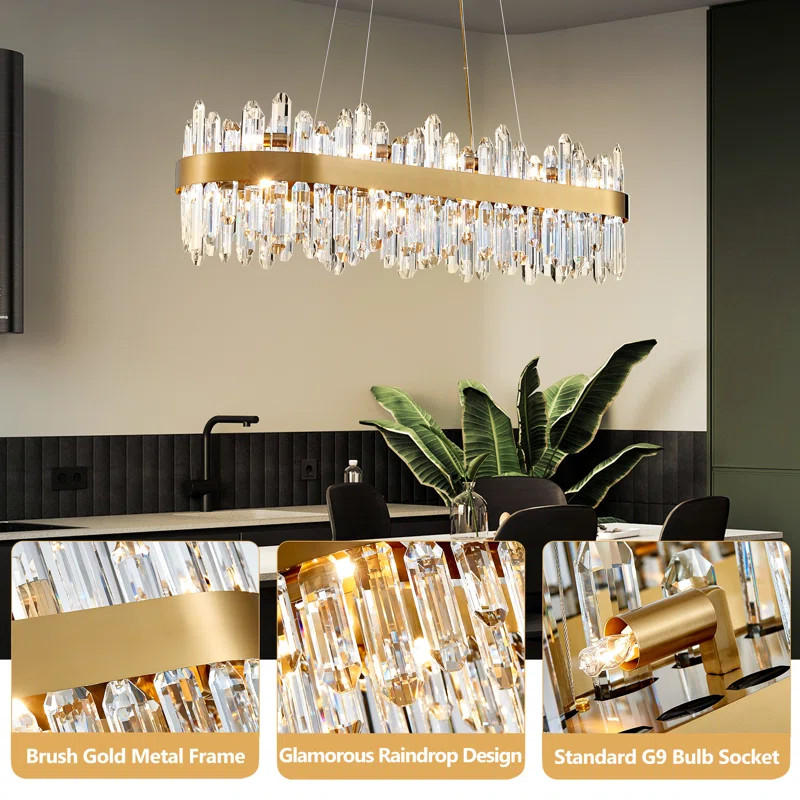 Polaris 20 - Light Dimmable Square / Rectangle Chandelier | Wayfair North America