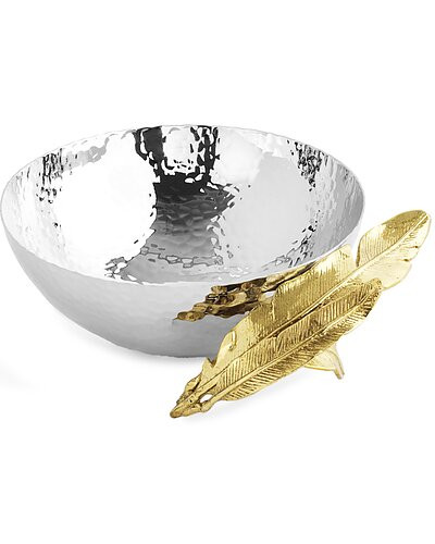 Gold Feather Nut Dish | Rue La La
