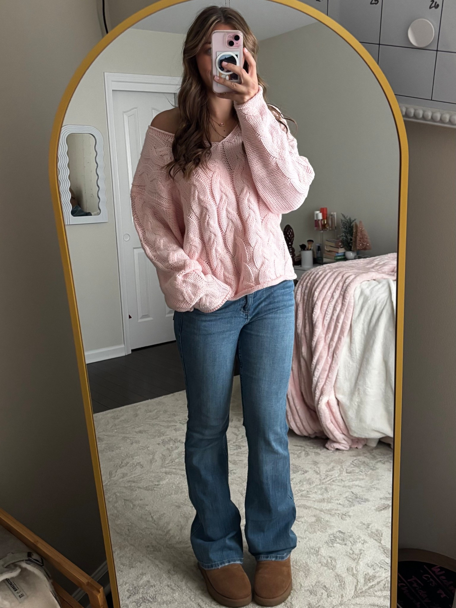 cable knit sweater outfit with jeans! 
#knitwear #denim

#LTKCyberWeek #LTKootd #LTKGiftGuide