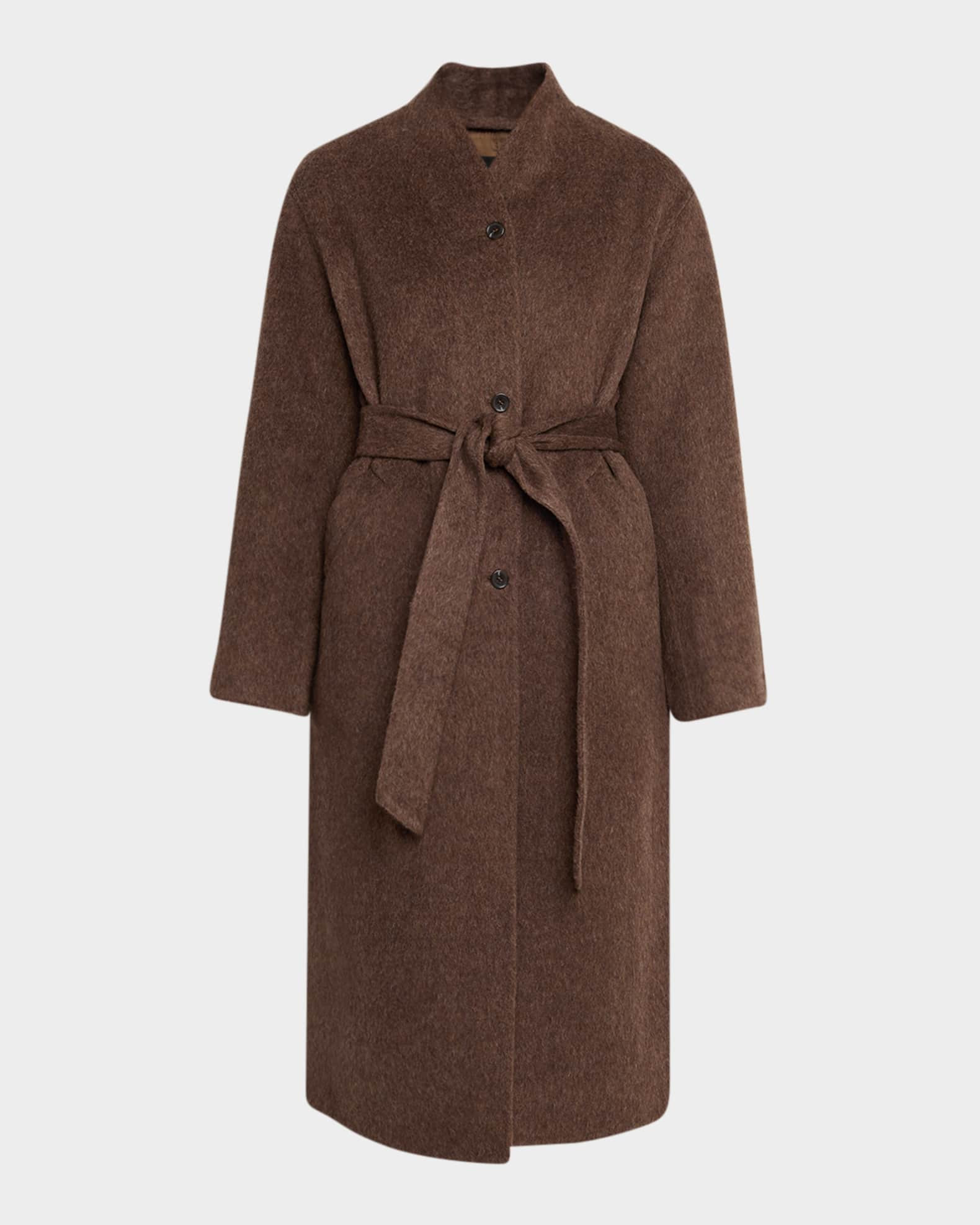 Roland Heavyweight Wool-Blend Coat | Neiman Marcus
