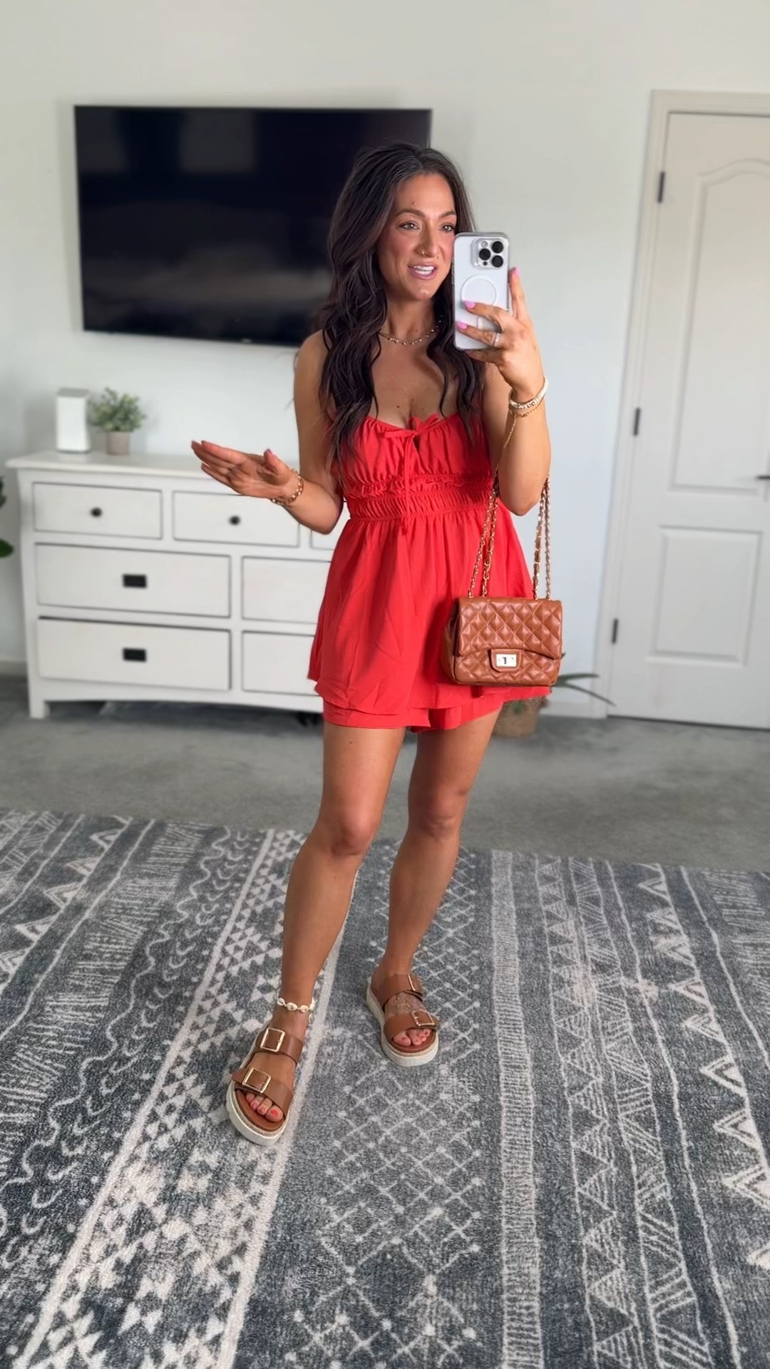 How cute is this romper from Walmart?! I love it!! In my true size small. Linking some other red white and blue pieces for Memorial Day weekend outfit options! 

#LTKStyleTip #LTKFindsUnder50 #LTKSeasonal