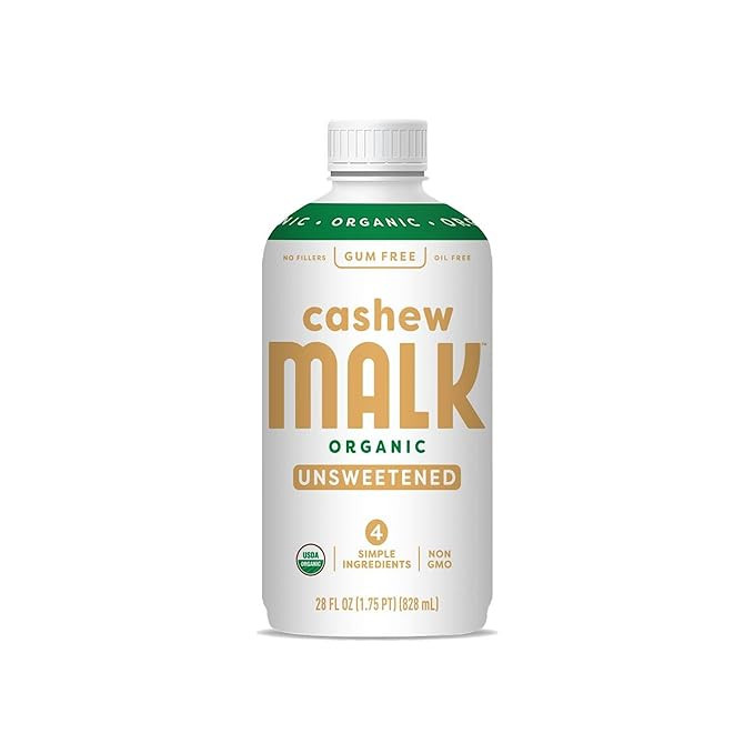 MALK Organic Unsweetened Cashew Malk, 28 FZ | Amazon (US)