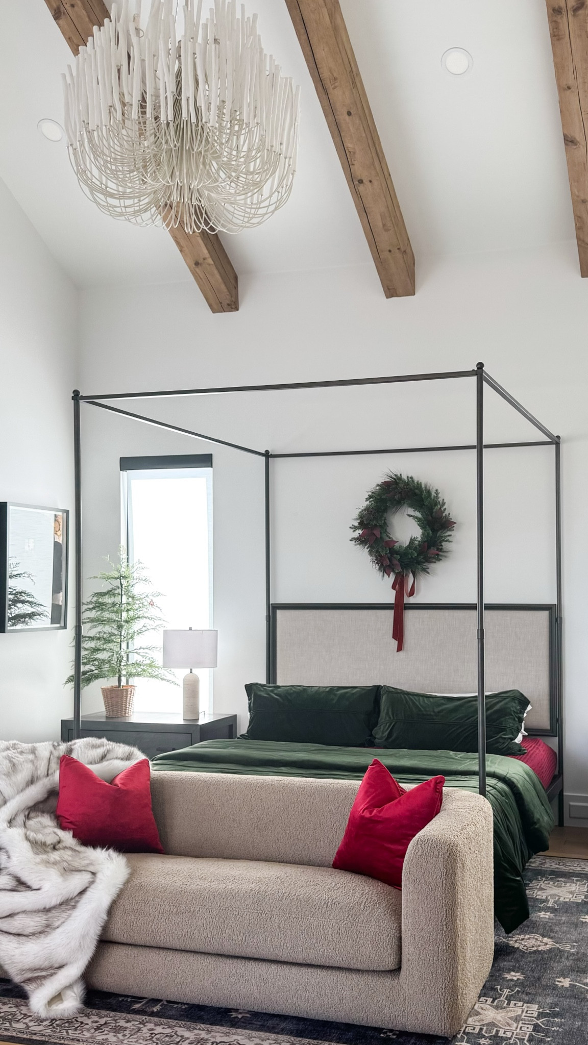 Started transitioning our master bedroom for the holiday season.

#LTKSaleAlert #LTKHome #LTKHoliday