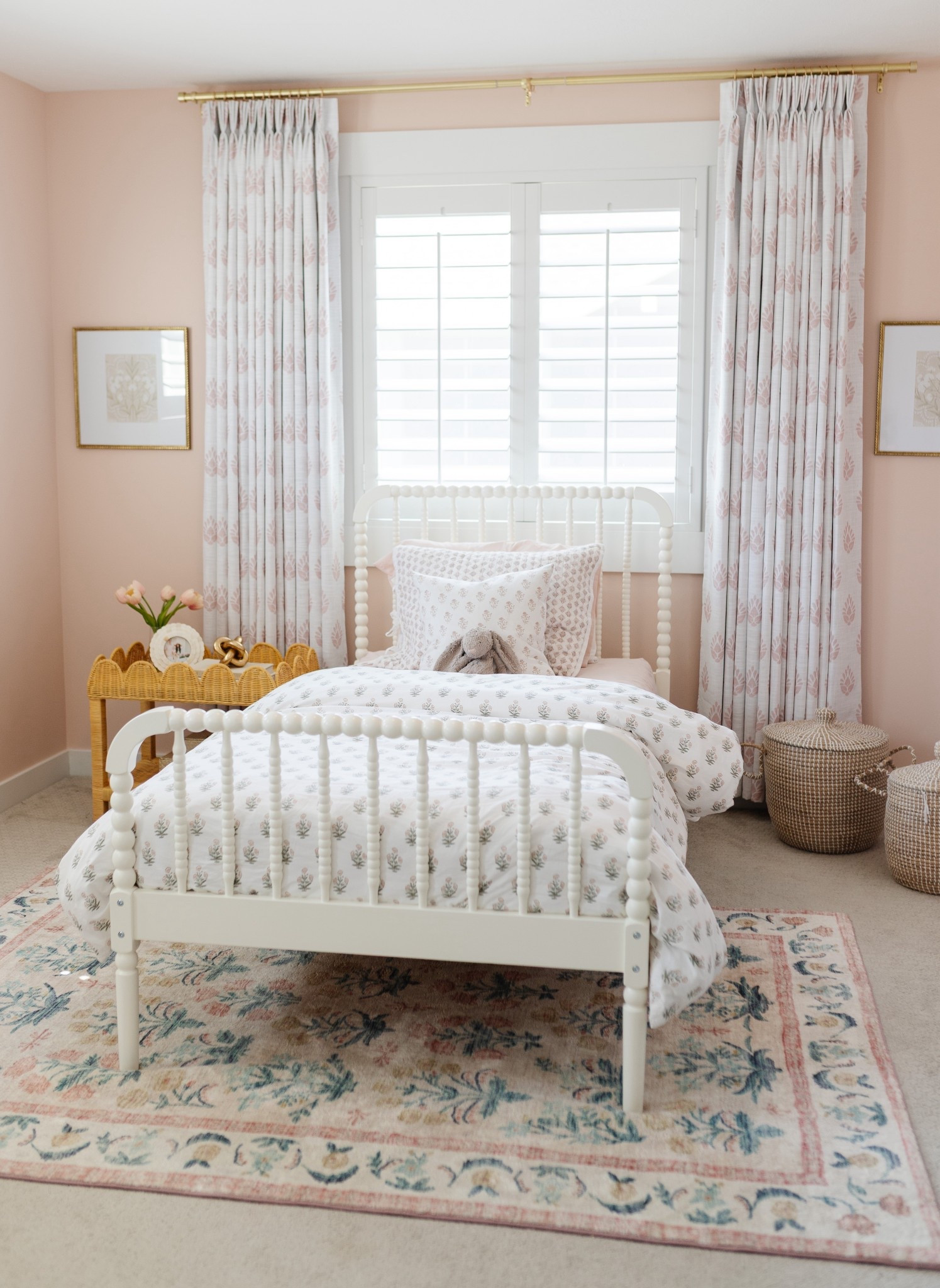 Traditional pink girls room 🤍

Color: BM Coastal Cottage 

#LTKStyleTip #LTKFindsUnder100 #LTKHome