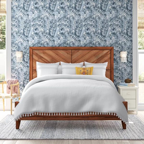 Leda Solid Wood Low Profile Standard Bed | Wayfair North America