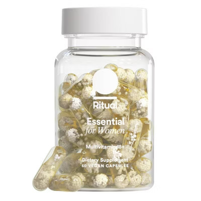 Ritual Multivitamin for Women 18+ with Vegan Omega-3 DHA, Vitamin D3, Chelated Iron and Methylated Folate Vegan Capsules - Mint Essenced - 60ct | Target