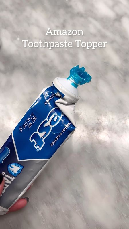 Comment: Top for link! 
Tell me I’m not the only one with a toothpaste bottle like this! My cousin thought I was crazy for my toothpaste looking like that lol! But now I don’t have to worry about it! Not sure where these toppers have been all my life, but I’m sure glad I found them! #amazon #amazonfind 

#LTKfamily #LTKhome #LTKFind