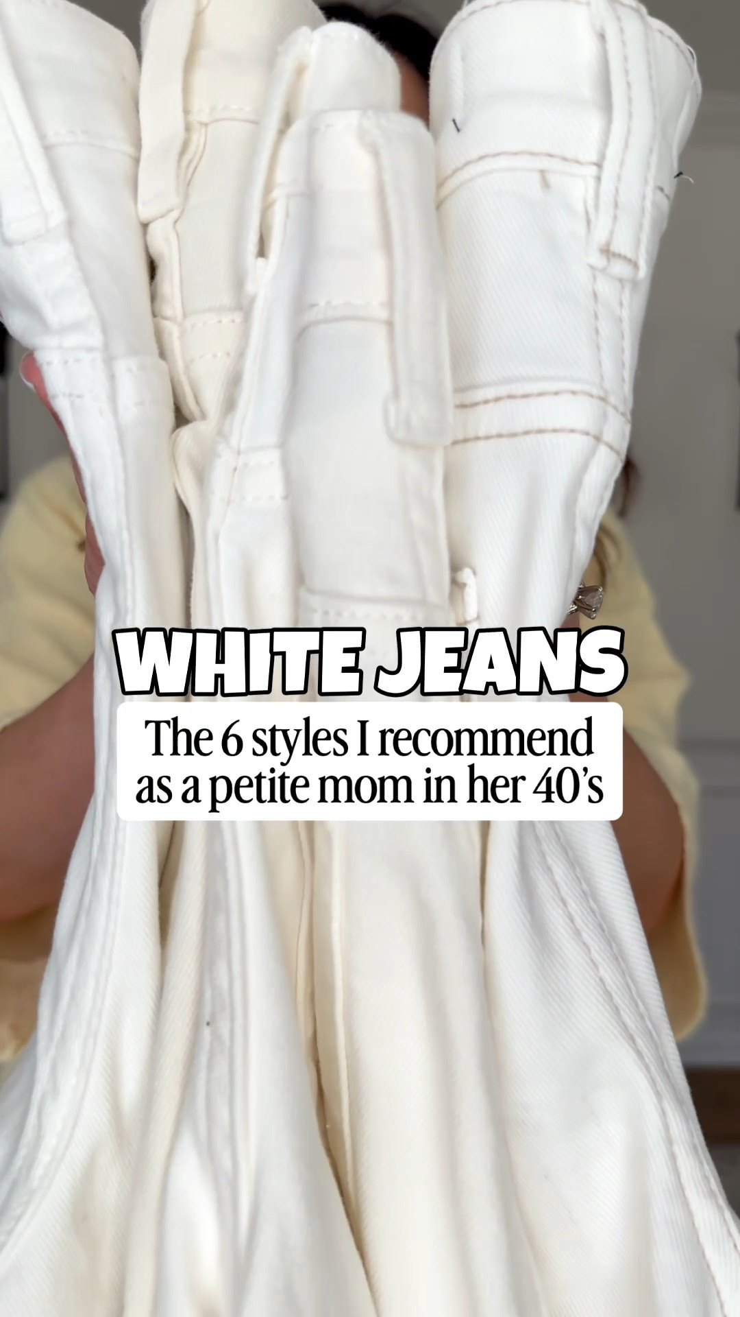 White jeans can be tough to get right. I just rounded up my top 6 pairs of white denim in a variety of styles that are all petite friendly. They all have stretch and most with tummy control. 

Jeans 25. Tops small. Sandals TTS. Adidas sneakers size down. 

#LTKOver40 #LTKPetite