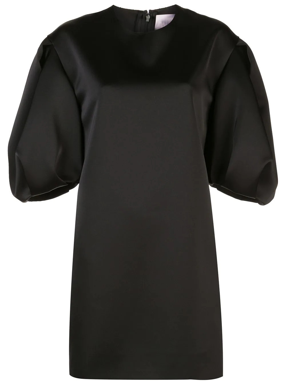 Carolina Herrera puff sleeves shift dress - Black | Farfetch Global
