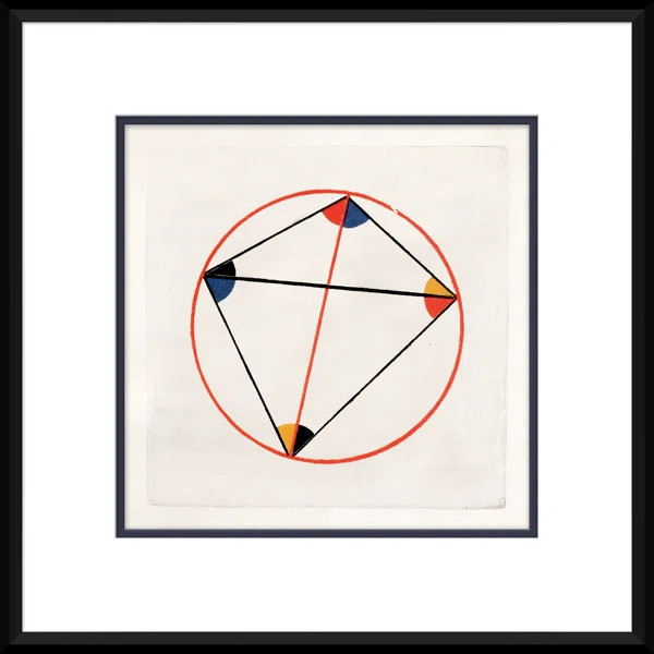 Euclid's Geometry Series Framed On Paper Giclee Print | Wayfair North America