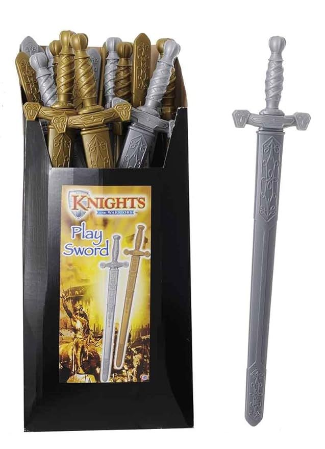 Pack of 12 - 75cm Plastic Gladiator Swords - Role Play- Boys Dress Up - Party Bag Toys | Amazon (US)