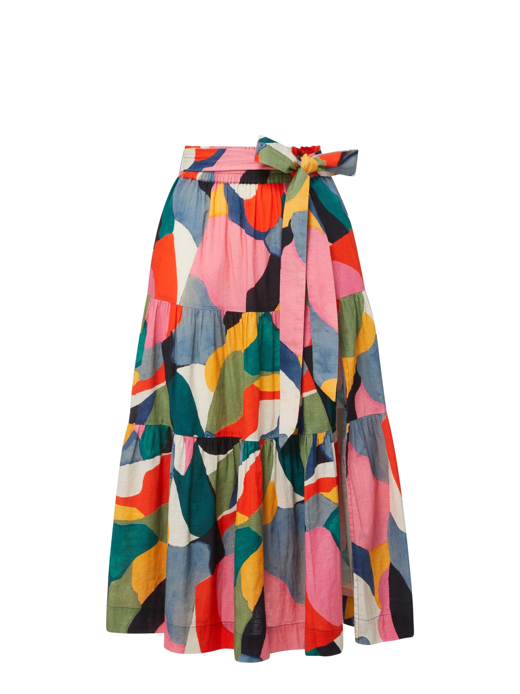 Jenni Skirt In Carta Colorblock | Change of Scenery