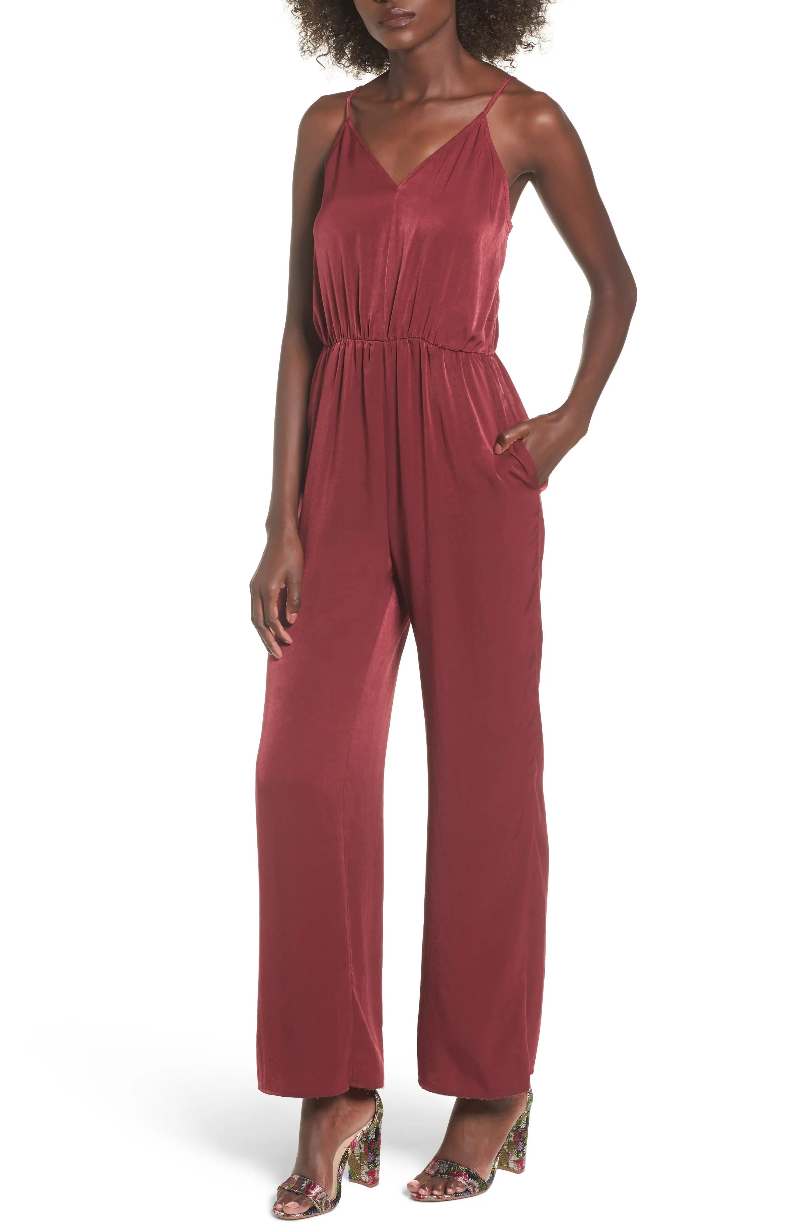 Satin Jumpsuit | Nordstrom