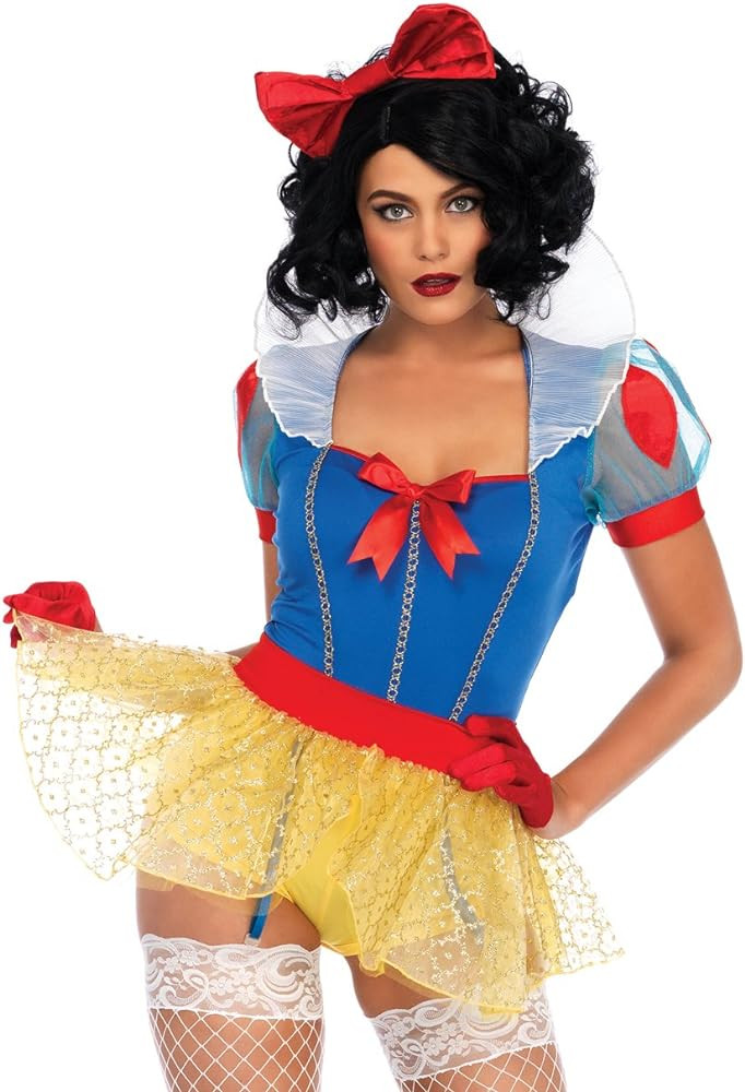 Leg Avenue Women's Sexy Miss Snow White Halloween Costume | Amazon (US)