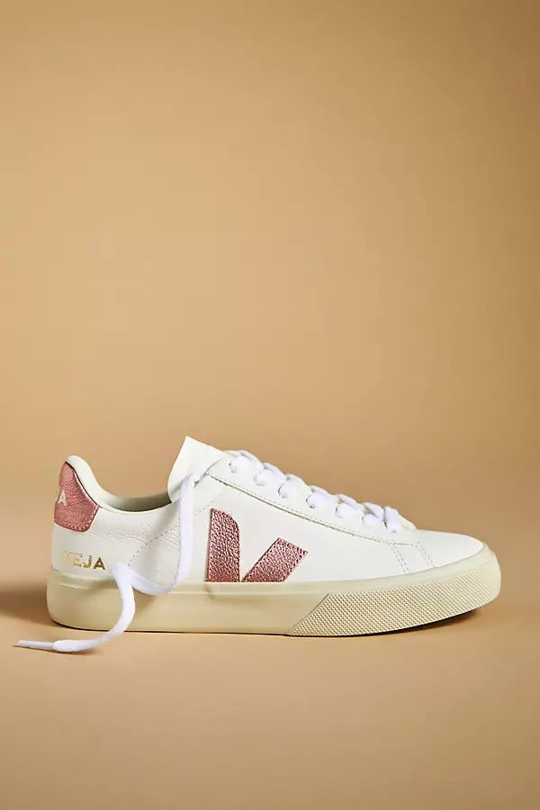 Veja Campo Leather Sneakers By Veja in Pink Size 39 | Anthropologie (US)