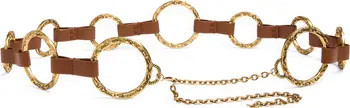 Solena Chain & Leather Belt | Nordstrom