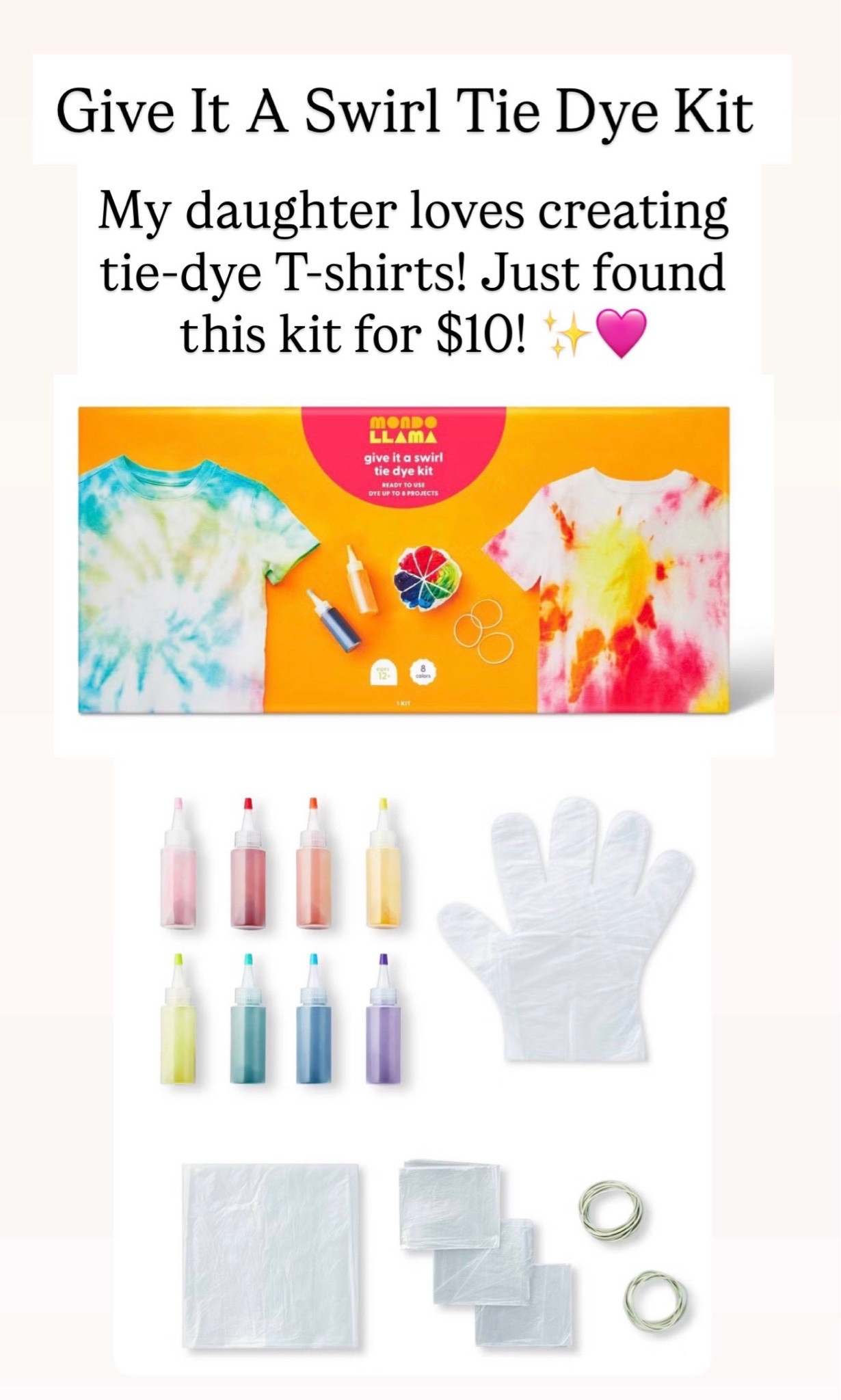 Tie dye kit for kids only $10

#LTKKids