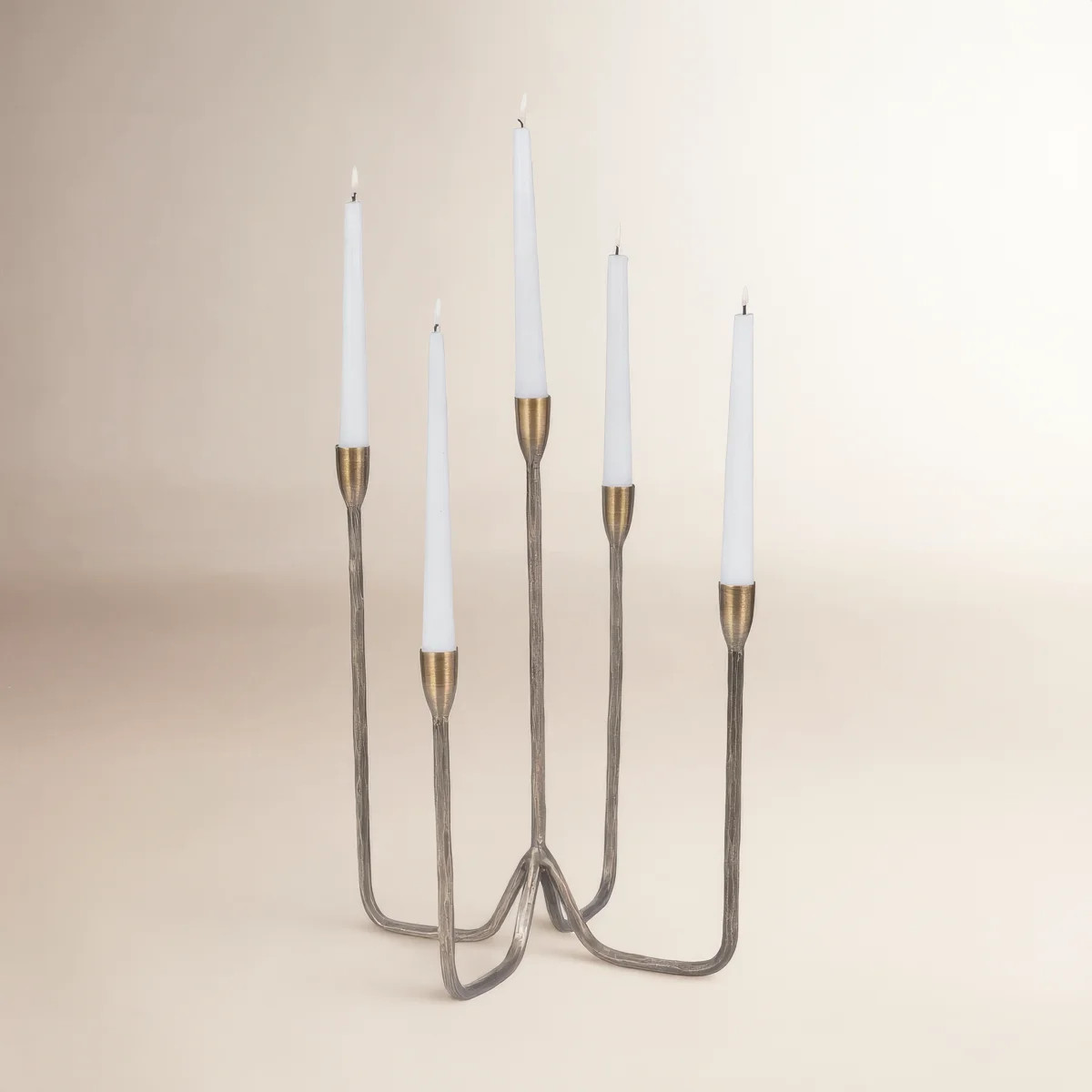 Albright 16'' H Metal Tabletop Candle Holder | Wayfair North America