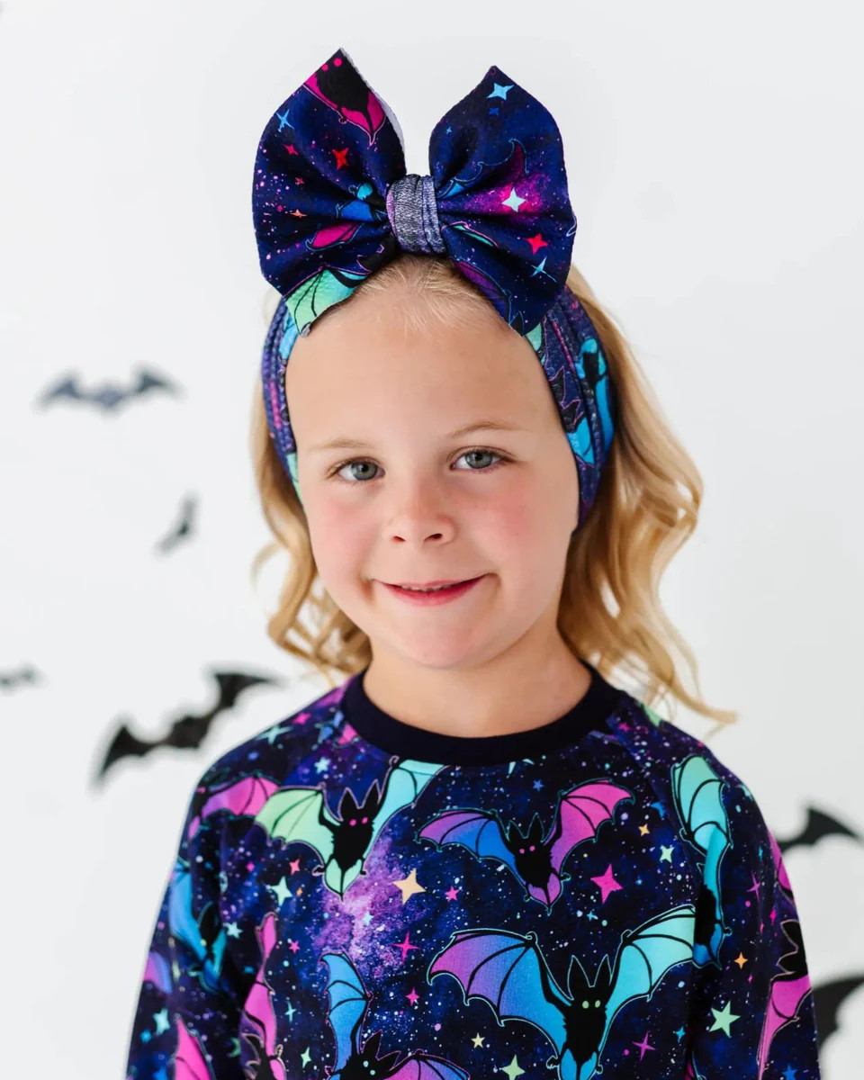 Bat Attitude Biggie Bow | Bums & Roses