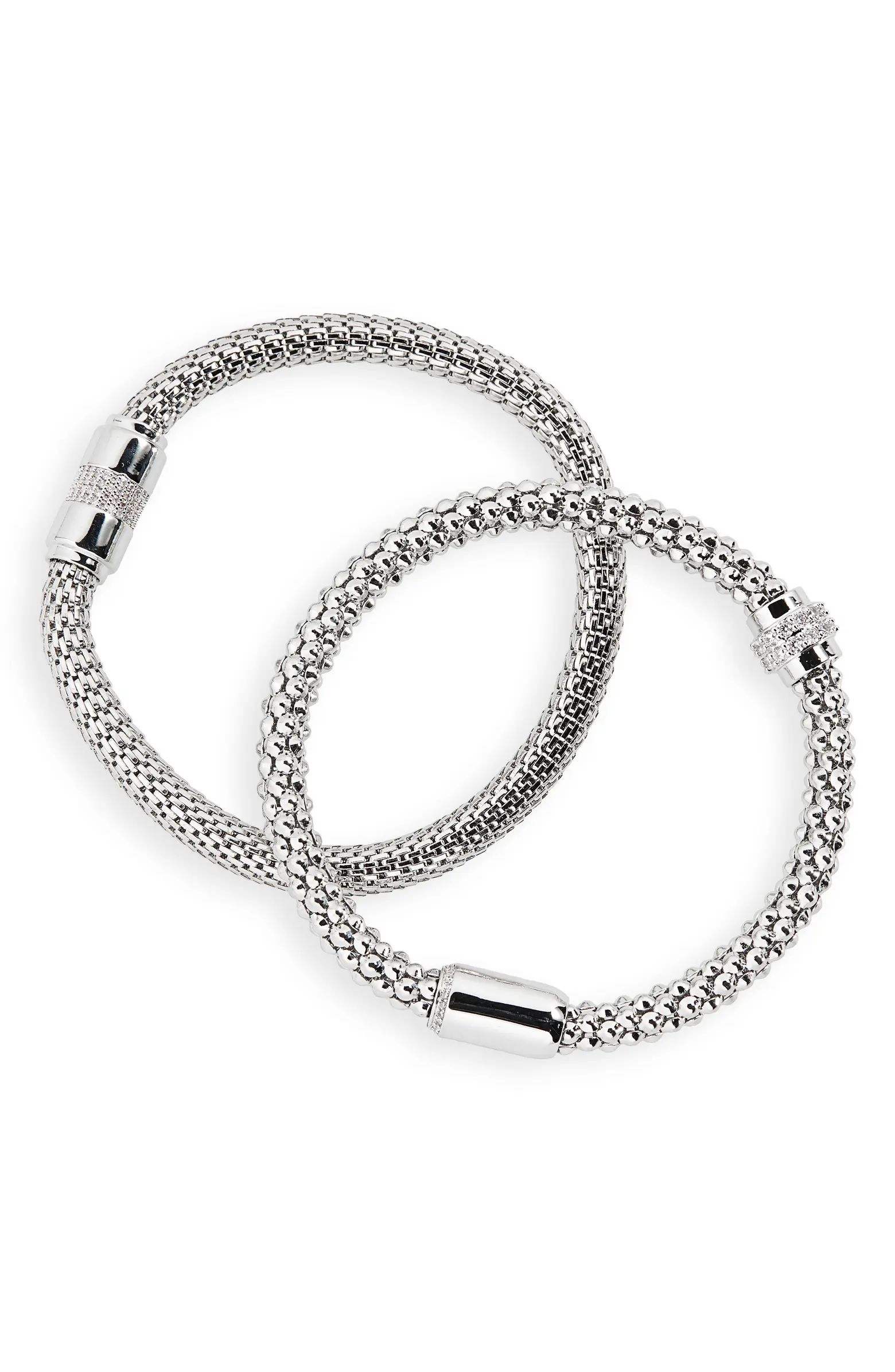 Set of 2 Mesh Stretch Bracelets | Nordstrom