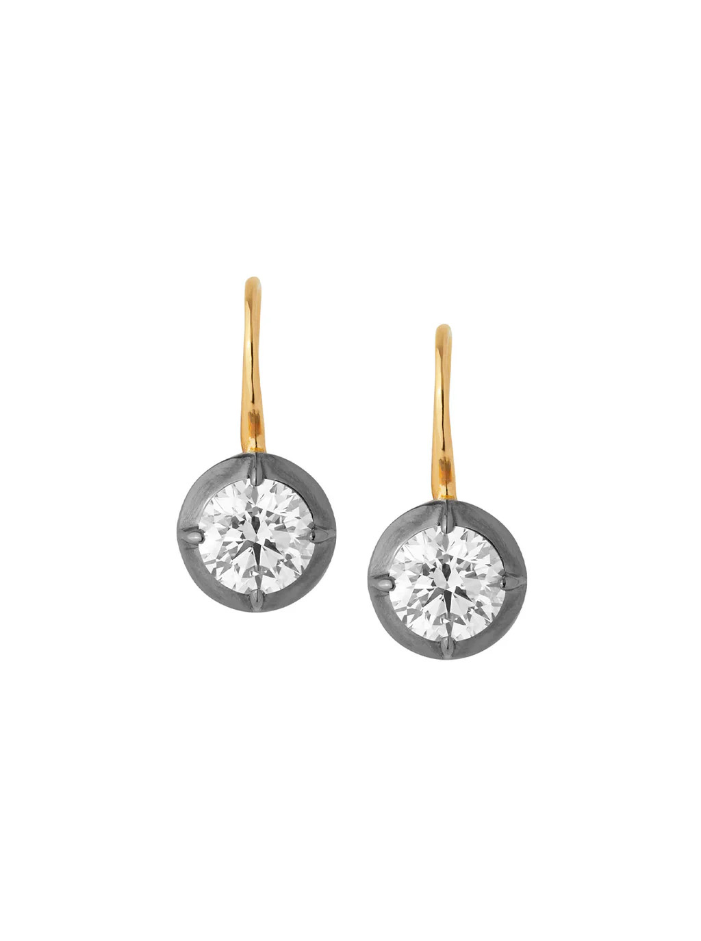 LUCIEN LATCHBACK EARRINGS IN MOISSANITE | Dorsey