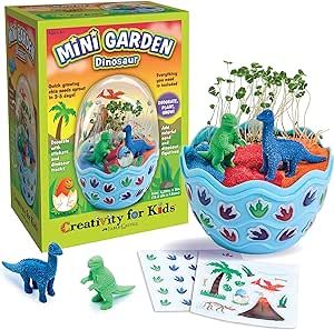 Creativity for Kids Mini Garden Dinosaur: Terrarium Kit for Kids - Dinosaur Crafts for Boys, Dino... | Amazon (US)