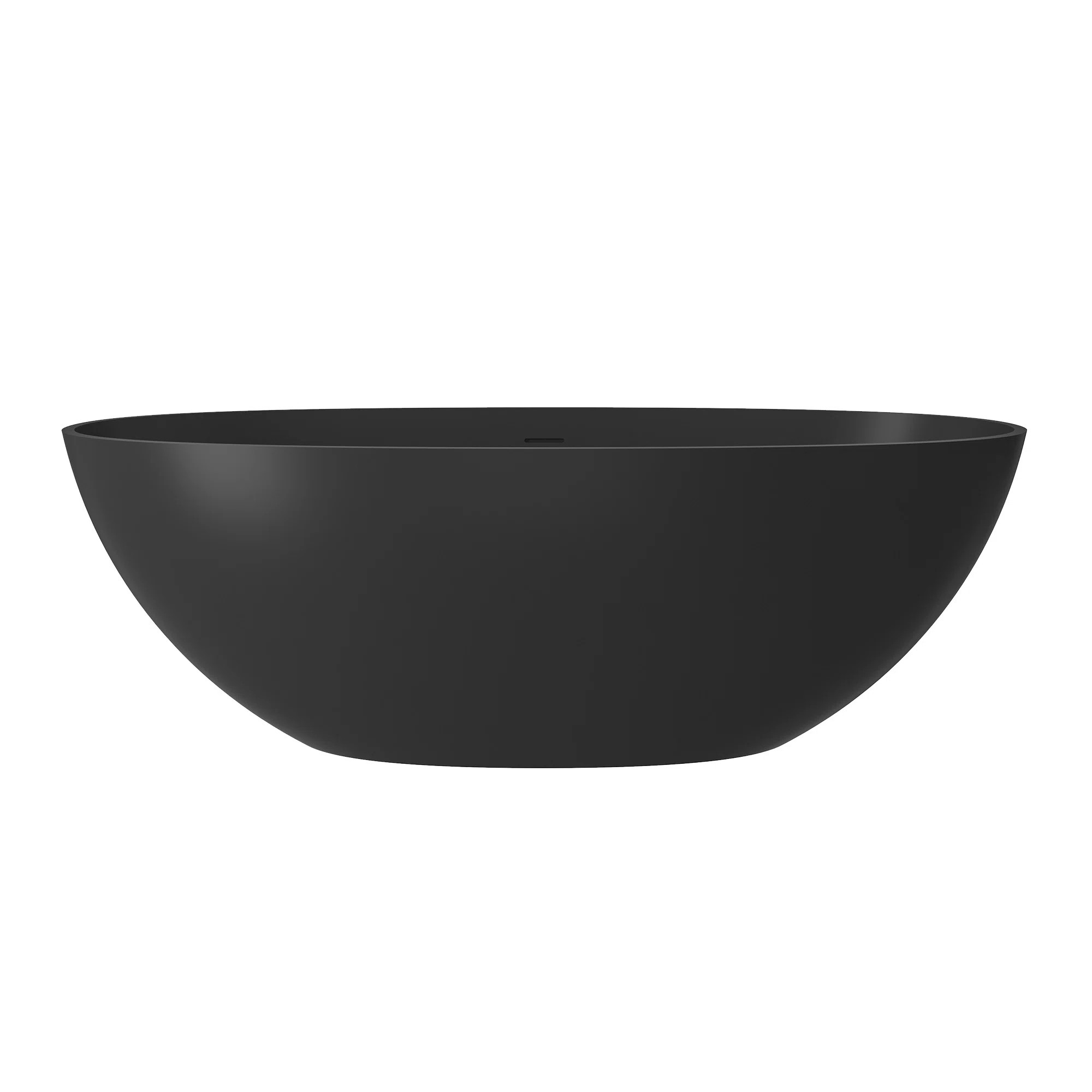Monaco 65'' x 30'' Solid Surface Stone Freestanding Soaking Bathtub CA-17-00465B | Wayfair North America
