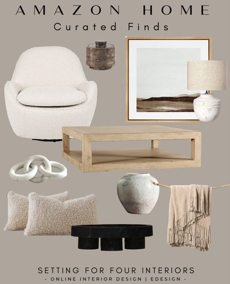 Amazon Home Curated Finds.

Amazon, Amazon Home, Amazon Find, Found It On Amazon, home decor, boucle chair, swivel chair, boucle pillows, vase, salt and pepper cellar, art, table lamp, throw blanket, fringe, wood coffee table, pottery barn look alike, marble chain link decor, riser, brown, earthy, black, beige, white oak, boho, warm modern, japandi, farmhouse, classic home, organic modern, creative co-op, neutral home, wood tones, marble decor

Designer and True Color Expert
Online Design and Paint Color Services


#LTKsalealert #LTKunder50 #LTKhome