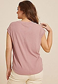 24/7 V Neck Ribbed Short Sleeve Tee | Maurices