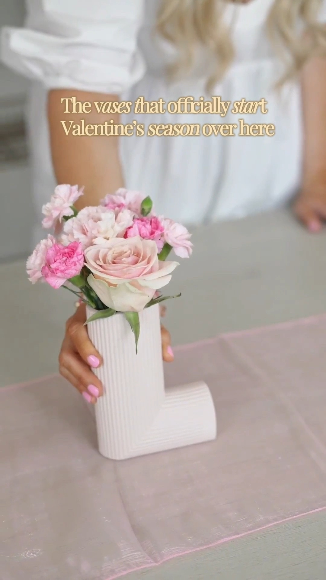 LOVE vases 🩷 Perfect for Valentine’s and Galentine’s decor! I used them for my tablescapes every year! Also for bridal showers too!


#LTKValentine #LTKSeasonal #LTKHome