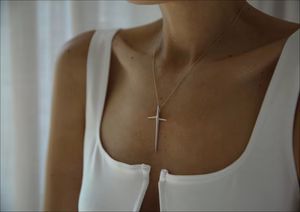 Long Cross Necklace | Parpala Jewelry