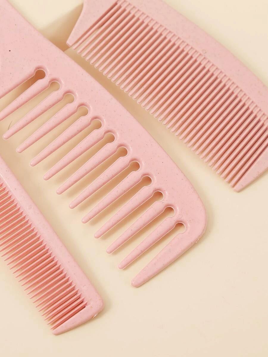 4pcs Solid Hair Comb SKU: sbhair18200624123(1000+ Reviews)$2.00Make 4 payments of $0.50 $1.90Join... | SHEIN