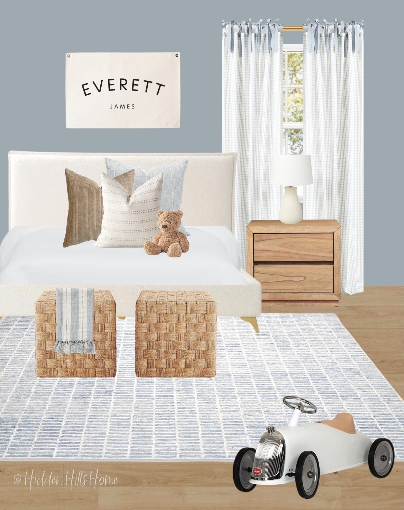 Boys bedroom decor, boys room decor mood board, kids bedroom decor ideas, light blue toddler boys bedroom, big kid bedroom decor ideas, boys room design #boysbedroom

#LTKHome #LTKSaleAlert #LTKKids